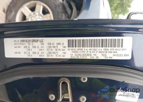 2013 Ram 2500 Big Horn from USA, damaged, VIN 3C6UR5DL9DG538536